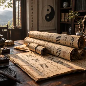 I Ching scrolls