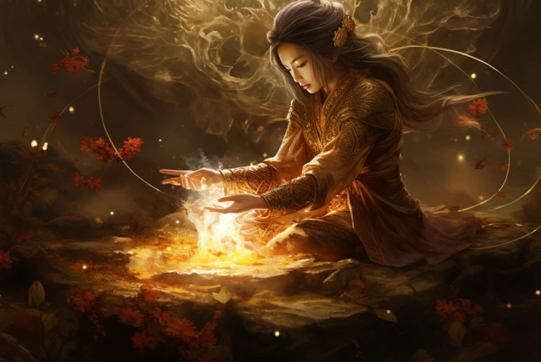 Image for hexagram 2, The Magnetic